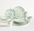 Barn - Chambray Tile Multi Stoneware Dinnerware Set - On Sale