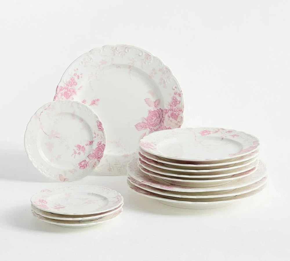 Barn - Love Shack Fancy Rose 12-Piece Dinnerware Set - On Sale